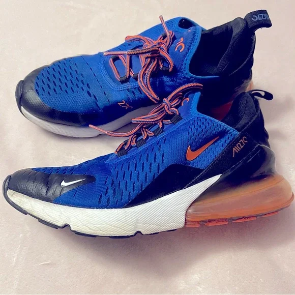 Nike Air Max 270 Racer Blue hyper Crimson Athletic Shoes - Picture 3 of 6